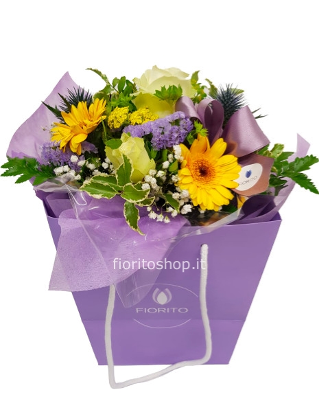 Boule grande gialla/lilla