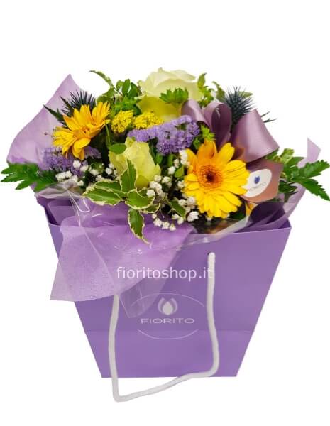 Boule grande gialla/lilla