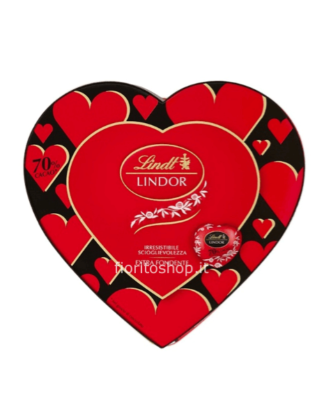 Lindor® Scatola Cuori Fondente 70% 96g