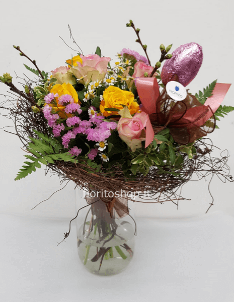 Bouquet a nido di Pasqua