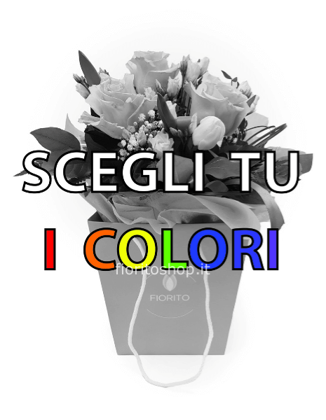 Boule con 3 o 5 rose personalizzabile