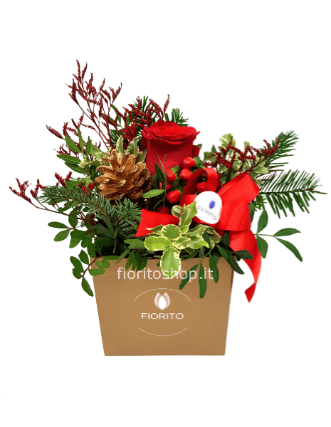 Cubotto festivo rosso