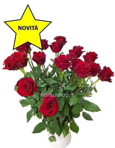 Rose rosse GIGANTI 110-120 cm
